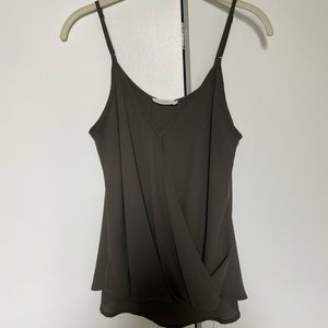 Army green tank top